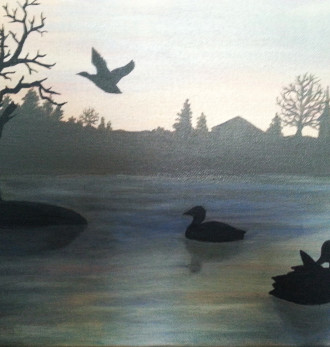 Ducks at Dawn